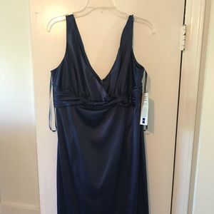Navy blue cocktail dress